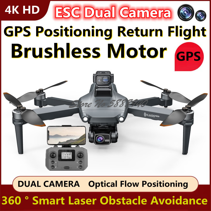 Drone Smart Rc Foldable - สมาร์ท 360 ° หลีกเลี่ยงอุปสรรค GPS รีโมทคอนโทรล