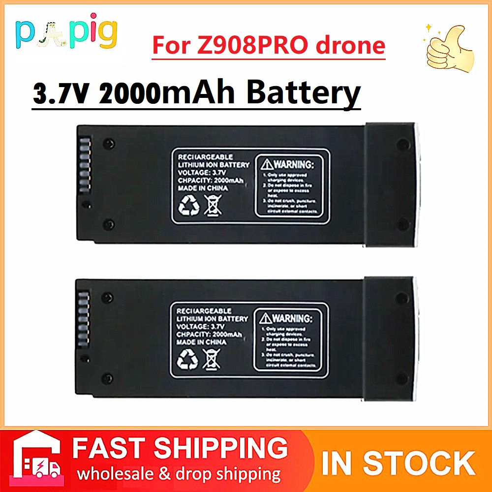 Drone Rc Accessories - Z908 Pro Max Dronแบตเตอรี่ 3.7V 2000MAhสําหรับเดิมZ908