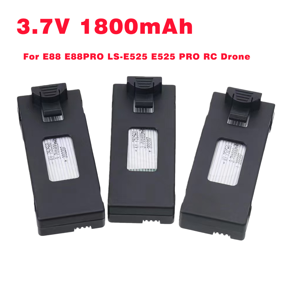 Drone Zll Rc - 3.7V 1800 มิลลิแอมป์แบตเตอรี่โดรน RC อุปกรณ์เสริมสำหรับ E88