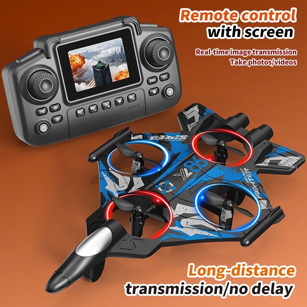 Drone Rc Jet - เครื่องบินบังคับวิทยุ YL86 พร้อมกล้องเฮลิคอปเตอร์ ปรับความเร็วได้สามระดับ หมุนได้ 360