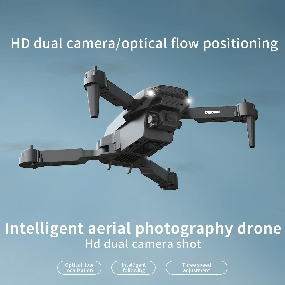 Drone Smart Rc Foldable - โดรนถ่ายภาพทางอากาศ E88 4K HD แบบพับได้ เฮลิคอปเตอร์บังคับวิทยุ