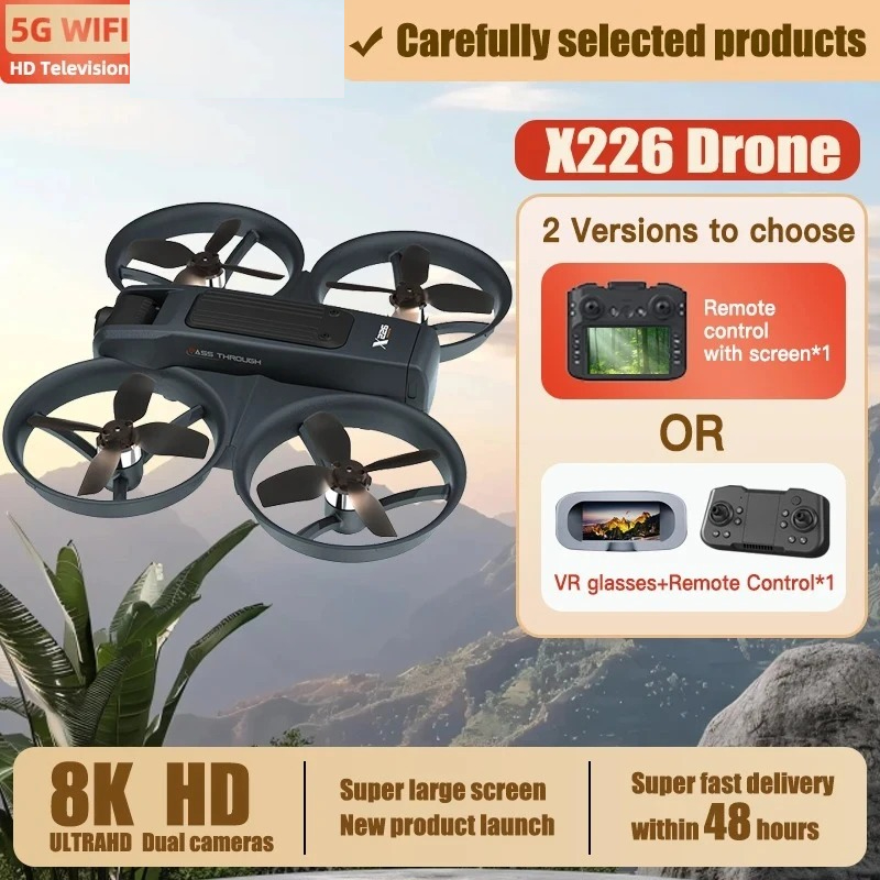 Drone Rc X226 - โดรนรุ่น Original X226/VR RC 8K ระดับมืออาชีพ