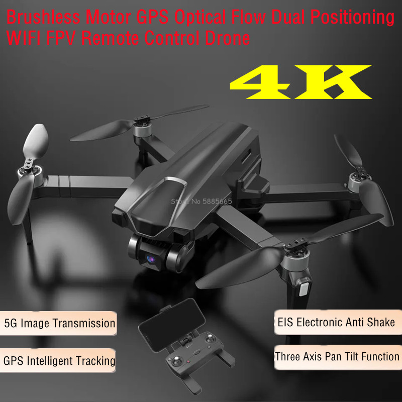 Drone Smart Rc Foldable - Professional 4K GPS สุทธิ FPV EIS