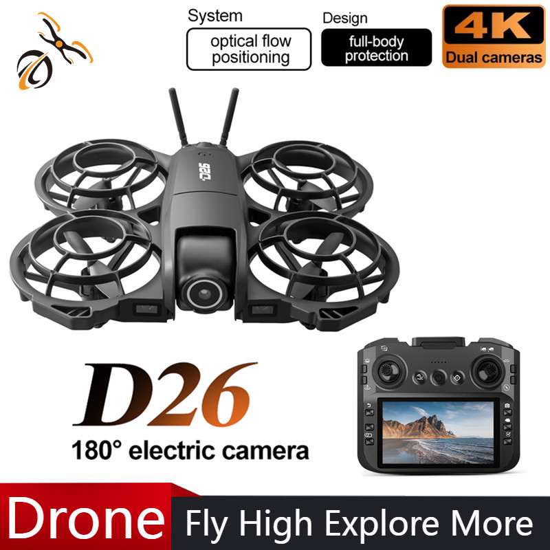 Drone Z - โดรน D26 4K ถ่ายภาพทางอากาศ HD 180