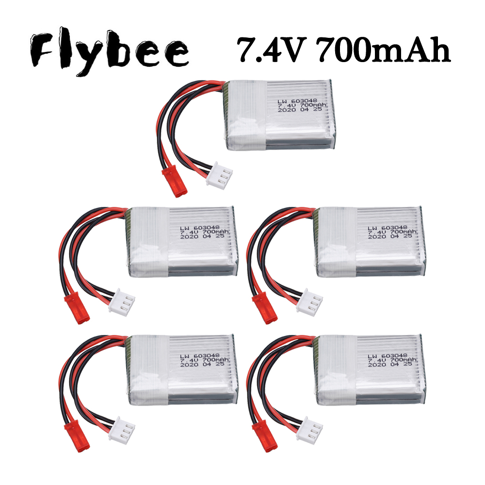 Drone Rc Quadcopter Controller - 7.4V 700mAh 25c แบตเตอรี่ Lipo สําหรับ
