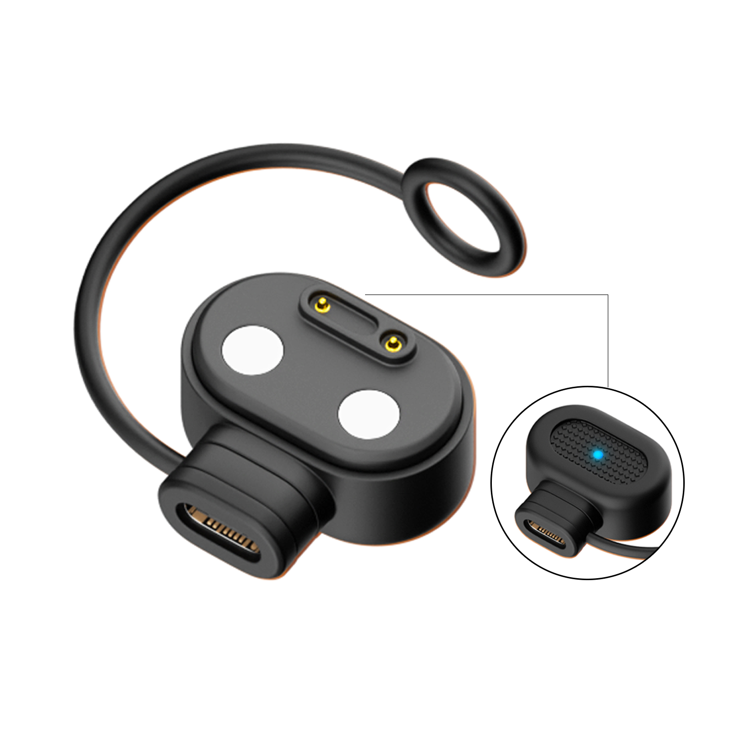 Drone Z1 - อะแดปเตอร์ชาร์จแม่เหล็ก USB Type C 1 ชิ้นสำหรับอิมู