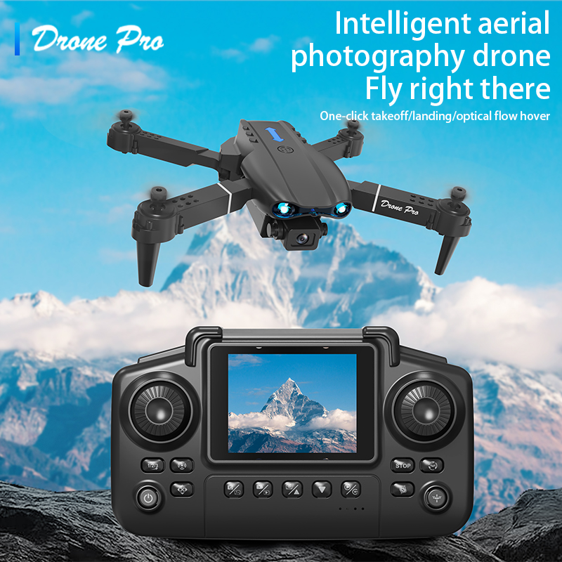 Drone Z - E99 Airหน้าจอควบคุมDrone Professionalกว้างRC Dron HD 4Kกล้องพับเฮลิคอปเตอร์เครื่องบินQuadcopter