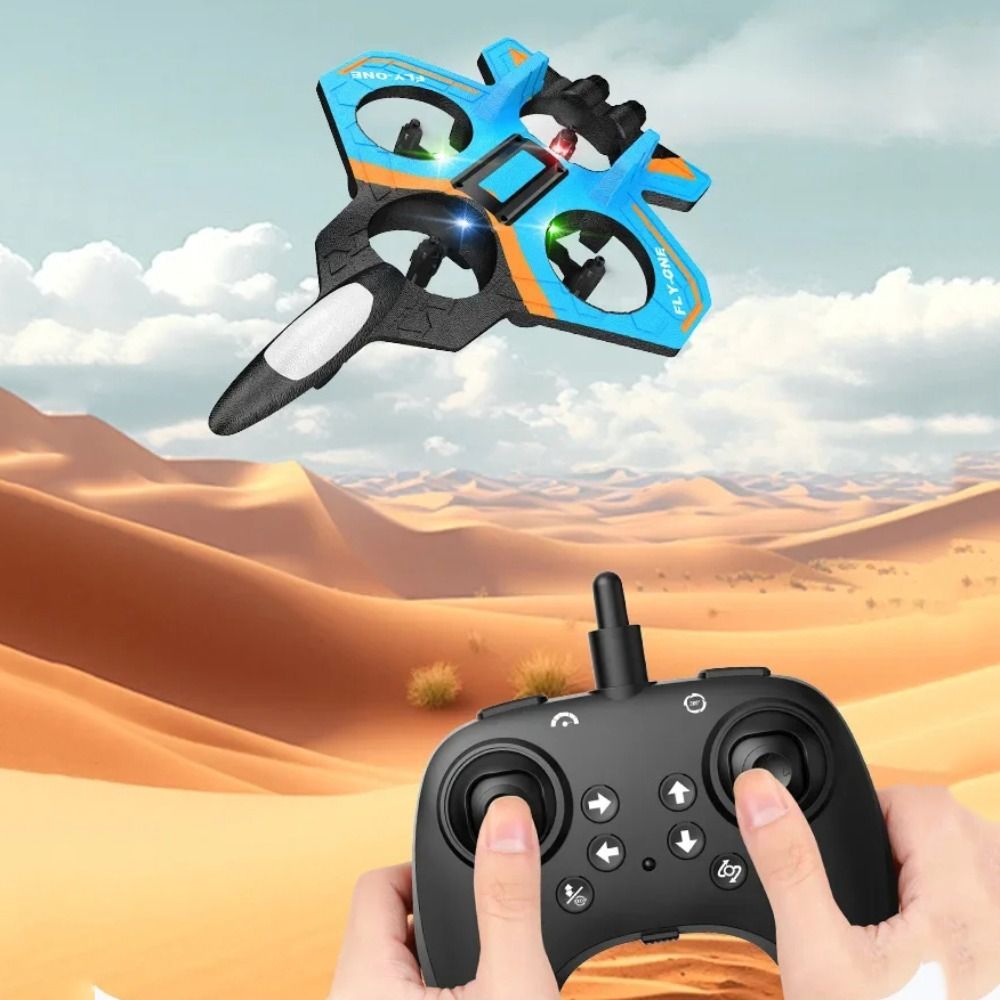 Drone Rc Fighter Jet - โดรนบังคับวิทยุโฟม EPP รีโมทคอนโทรล เครื่องบินรบโฟม ตรวจจับแรงโน้มถ่วง เฮลิคอปเตอร์สี่มอเตอร์