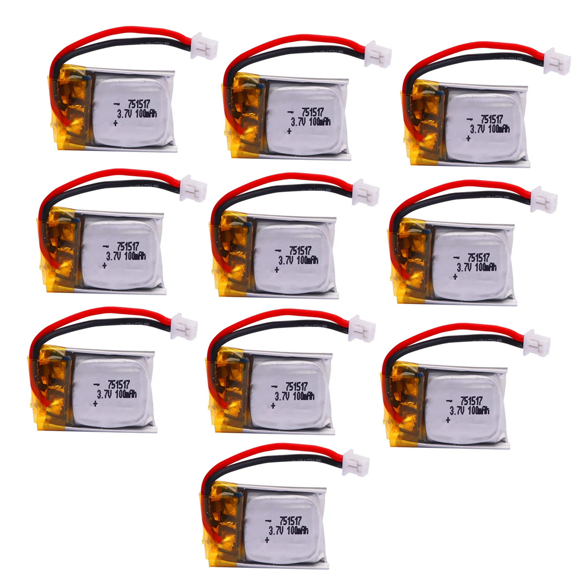 1-10PCS 3.7V 100mAh 751517 FQ7 - Drone Fq777 Rc Quadcopter บทวิจารณ์และราคา