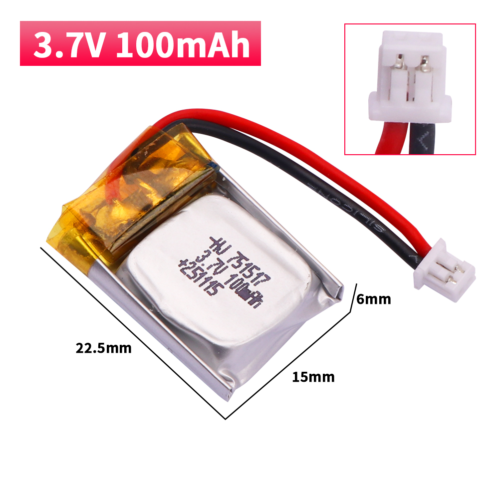 100 mAh 3.7V แบตเตอรี่ Lipo FQ - Drone Fq777 Rc Quadcopter บทวิจารณ์และราคา