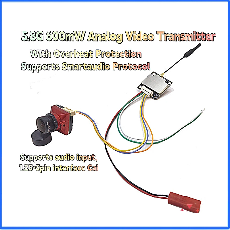 ชุด FPV SLONWAKE 5.8G 600mW VT - Drone Rc Camera บทวิจารณ์และราคา