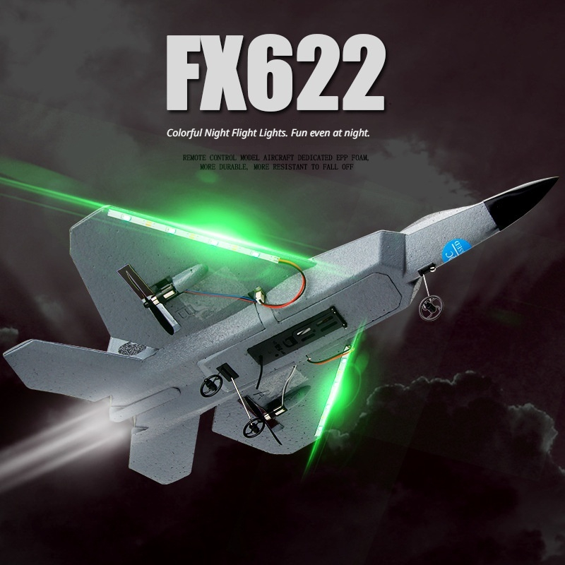 เครื่องบินบังคับวิทยุ Fx622 RC - Drone Rc Fighter Jet บทวิจารณ์และราคา