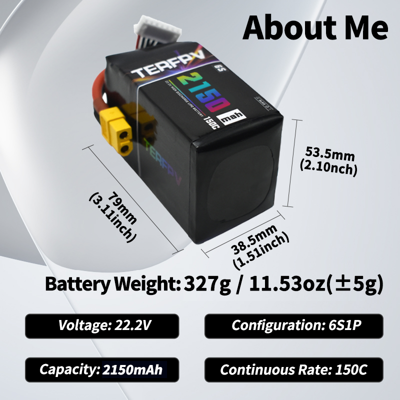 TERFPV แบตเตอรี่ลิโป้ 6S 22.2V - Drone Rc Quadcopter Controller บทวิจารณ์และราคา