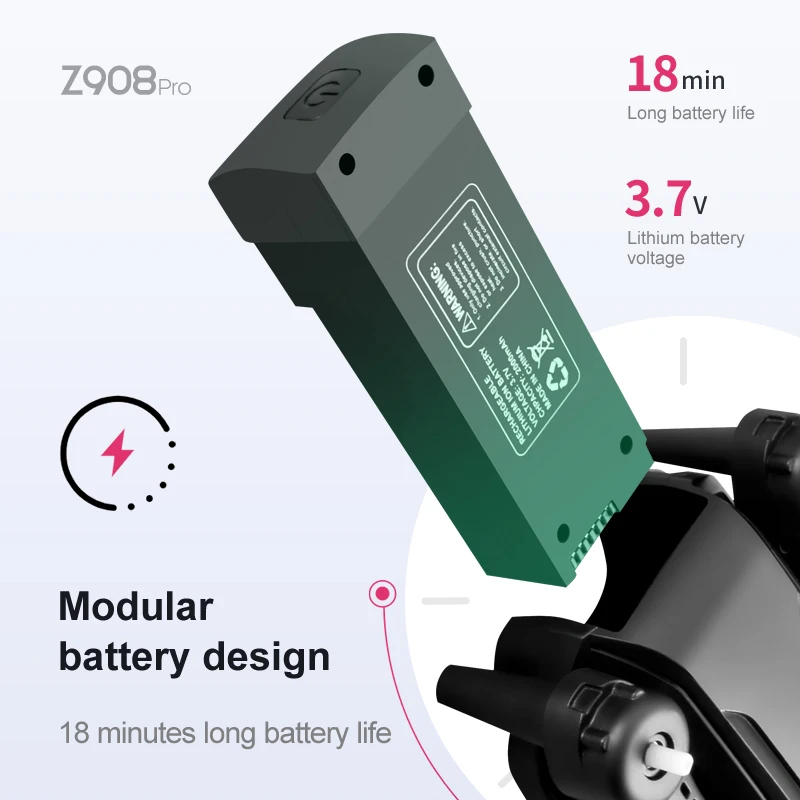 Z908 Pro Max Dronแบตเตอรี่ 3.7 - Drone Rc Accessories บทวิจารณ์และราคา