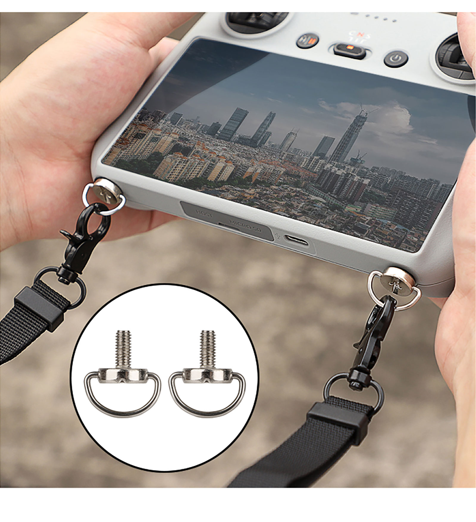 สายคล้องคอสําหรับ DJI RC/DJI R - Drone Rc Controller Belt บทวิจารณ์และราคา
