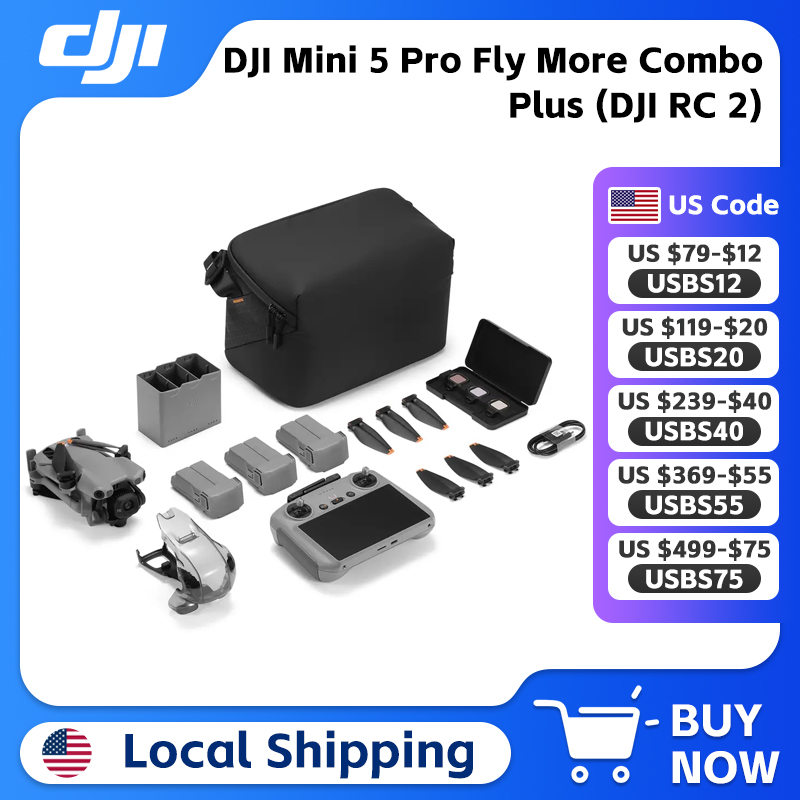 DJI Mini 5 Pro Fly More Combo  - Drone Dji Rc Mini 3 บทวิจารณ์และราคา