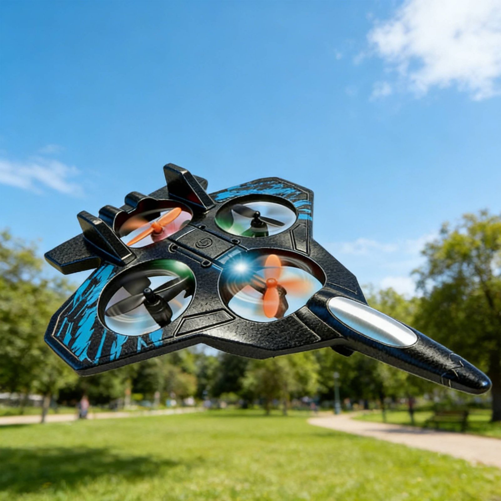 โดรนแอคโรบาติก ทนทานต่อการตกกร - Drone Rc Fighter Jet บทวิจารณ์และราคา