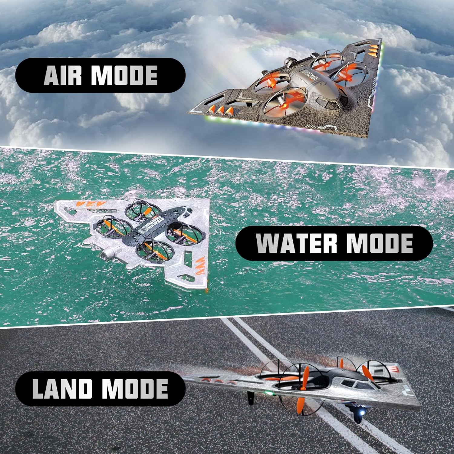 เครื่องบินเจ็ทบังคับวิทยุ 3-in - Drone Rc Fighter Jet บทวิจารณ์และราคา