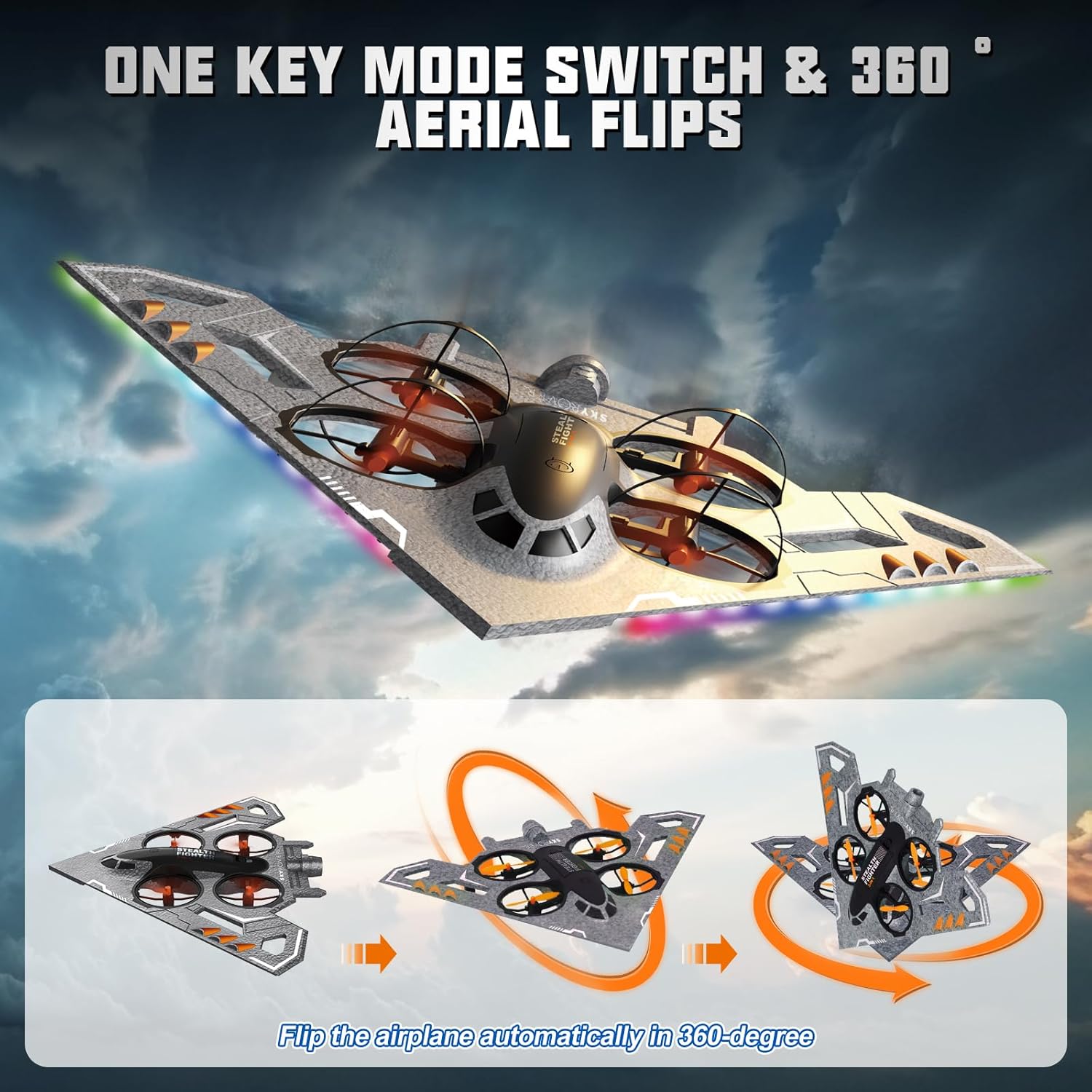 เครื่องบินเจ็ทบังคับวิทยุ 3-in - Drone Rc Fighter Jet บทวิจารณ์และราคา