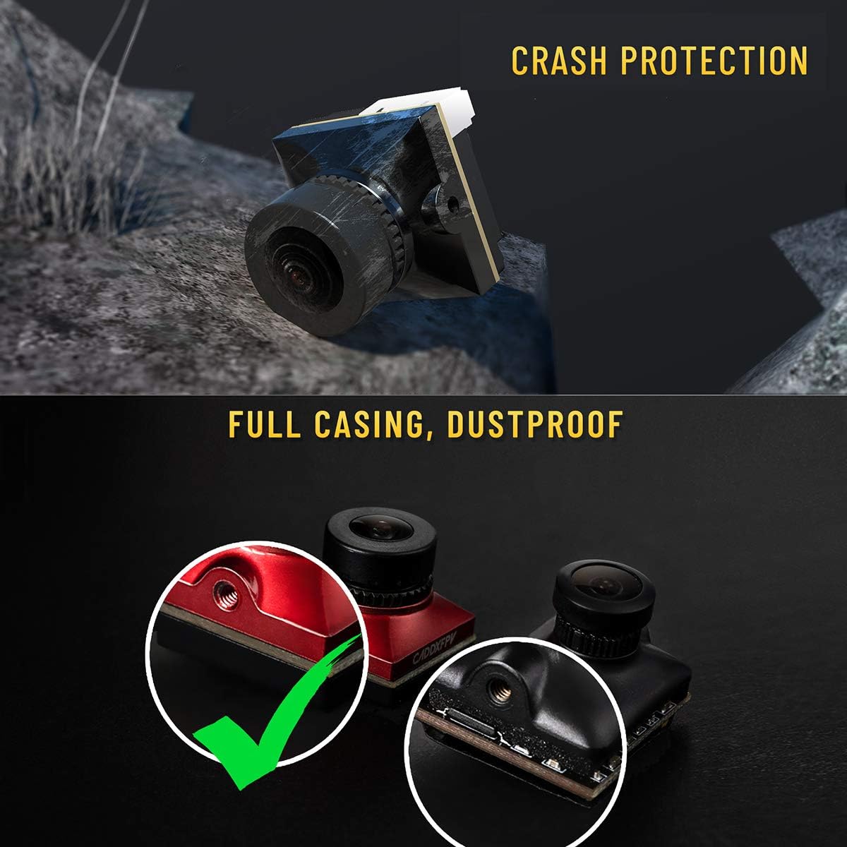 CADDX ไมโคร FPV กล้อง Ratel 2  - Drone Rc Camera บทวิจารณ์และราคา