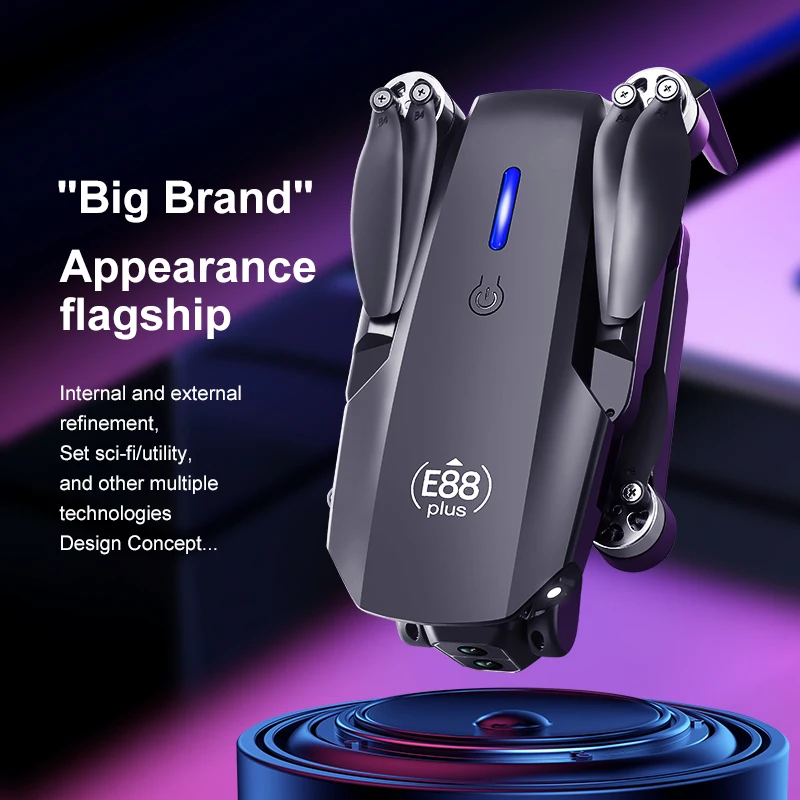 โดรนโดรน E88 Plus ใหม่: 90 °   - Drone Z บทวิจารณ์และราคา