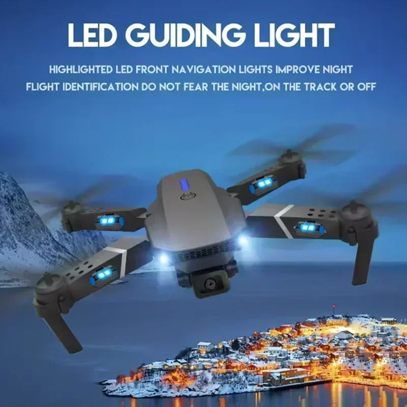 E88 Pro WIFI FPV Droneมุมกว้าง - Drone Rc Fpv Pro บทวิจารณ์และราคา
