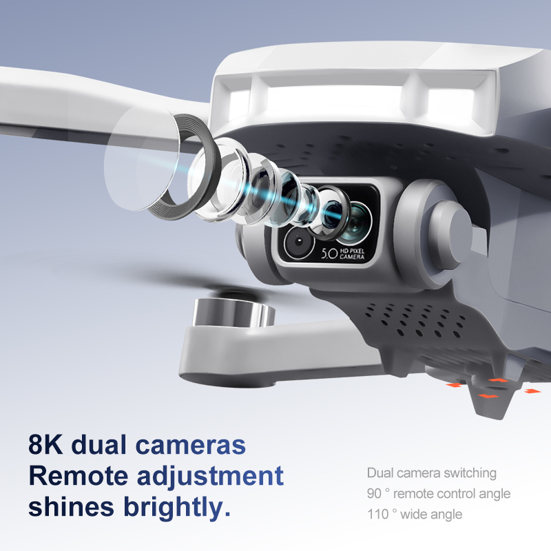 หน้าจอขนาดใหญ่แบบพับได้ GPS กล - Drone Smart Rc Foldable บทวิจารณ์และราคา