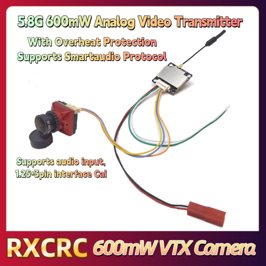 RXC 5.8G 600mW เครื่องส่งสัญญา - Drone Rc Camera บทวิจารณ์และราคา