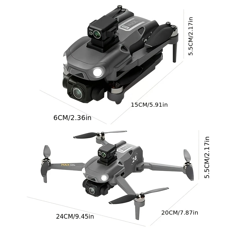 โดรนอัจฉริยะ M24 พร้อมระบบ GPS - Drone Smart Rc Foldable บทวิจารณ์และราคา