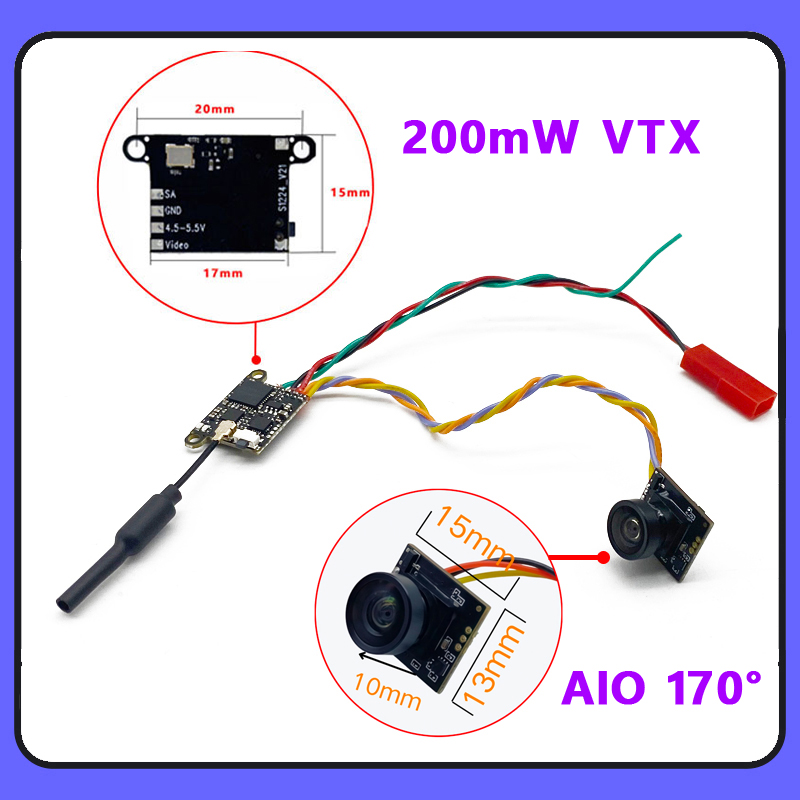 SLONWAKE 5.8G 1200TVL กล้อง FP - Drone Rc Camera บทวิจารณ์และราคา