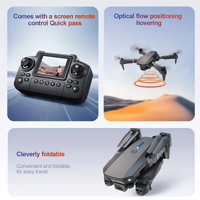 โดรนกล้องพับได้อัจฉริยะ พร้อมร - Drone Smart Rc Foldable บทวิจารณ์และราคา