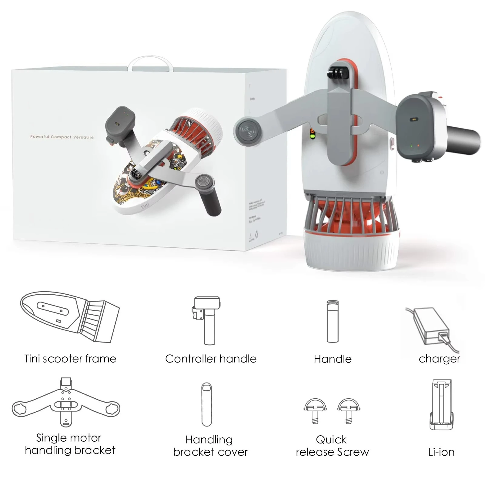 สกูตเตอร์ดำน้ำไฟฟ้าความเร็วสูง - Brushless Motor บทวิจารณ์และราคา