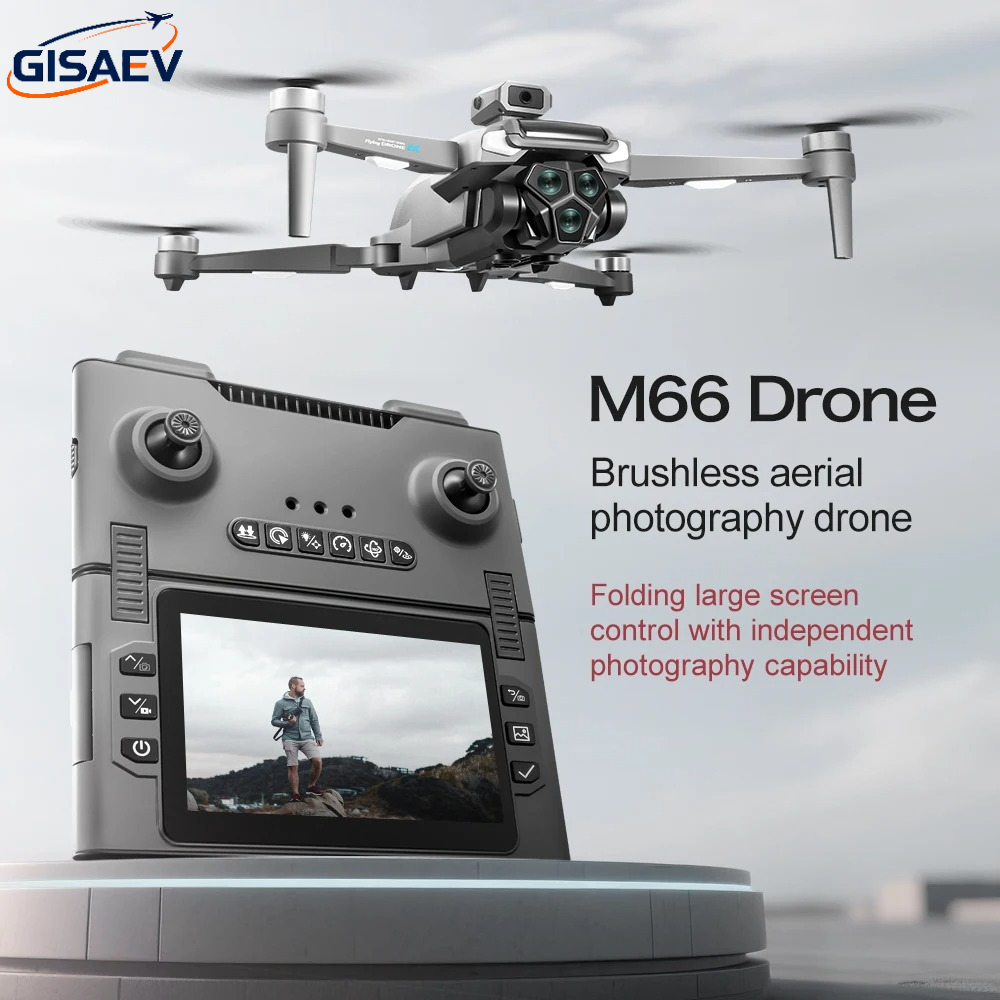 โดรน GISAEV M66 พร้อมรีโมทหน้า - Drone Smart Rc Foldable บทวิจารณ์และราคา