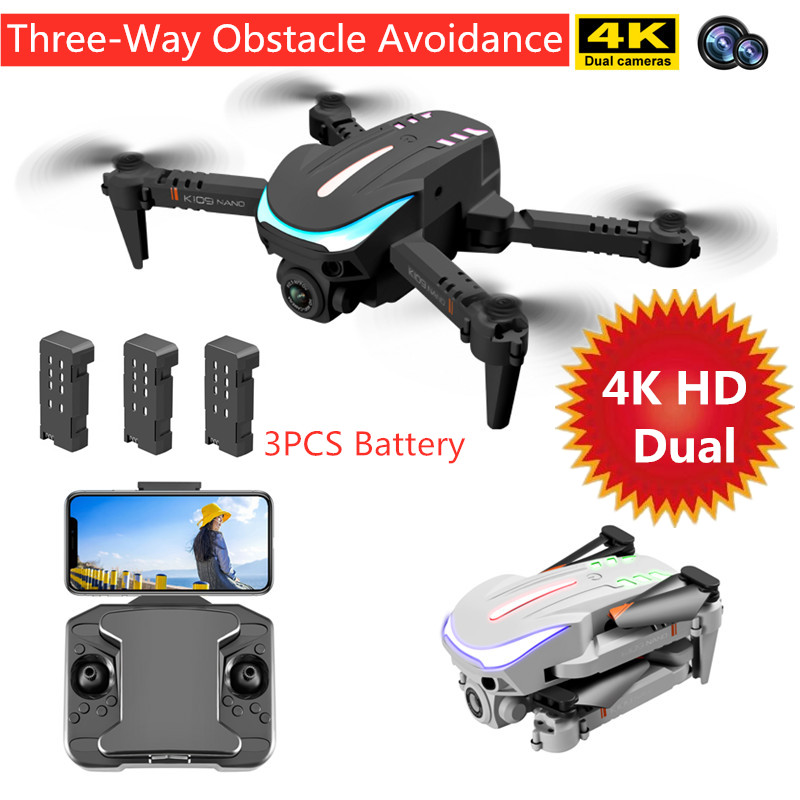 การหลีกเลี่ยงอุปสรรคสามทาง Qua - Drone Smart Rc Foldable บทวิจารณ์และราคา