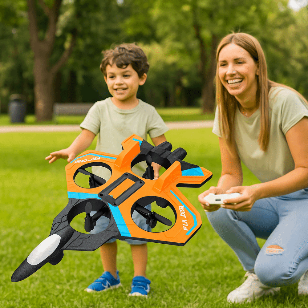โดรนบังคับวิทยุโฟม EPP รีโมทคอ - Drone Rc Fighter Jet บทวิจารณ์และราคา